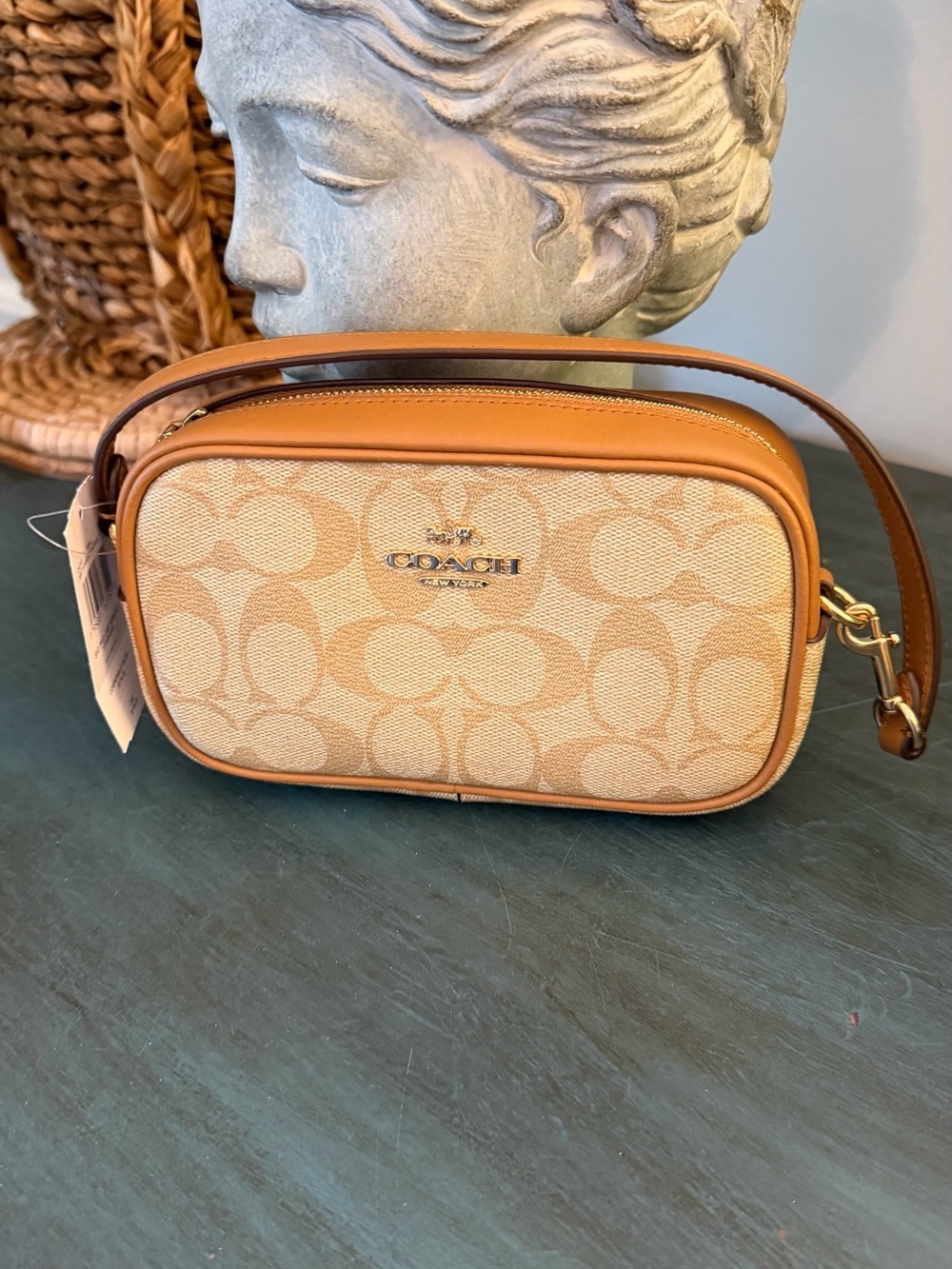 Coach Jamie Camera Bag featuring the brand's signature beige